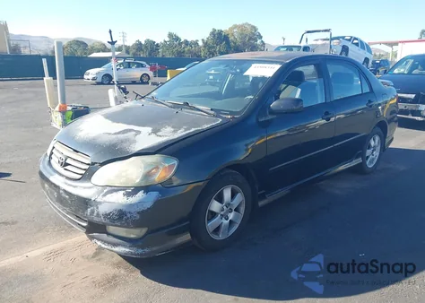 2003 Toyota Corolla S из США, поврежденный, VIN 1NXBR32E53Z089503